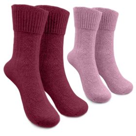 Tirol Socks Kaschmir Damen Magenta/Blauregen Gr. 39-42"
