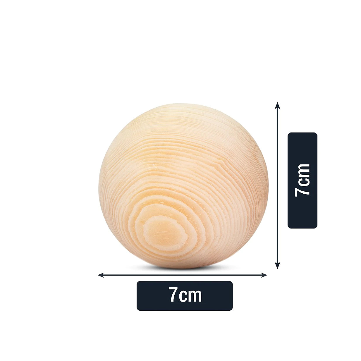Zirbenkugel (7cm) + Wasserkaraffe Misura (1 Liter)