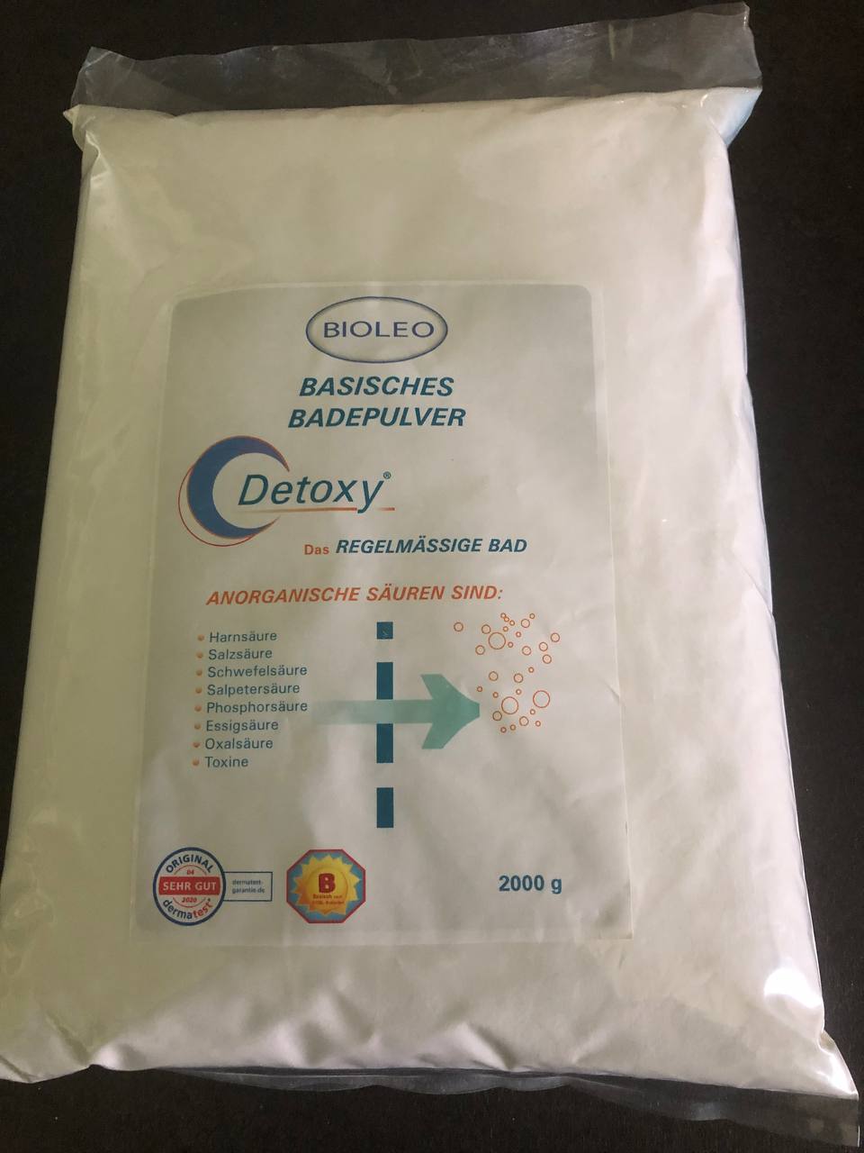 Basisches Badepulver Detoxy