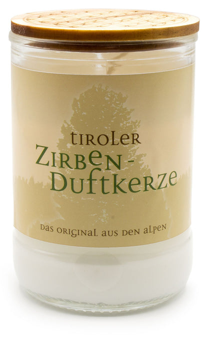 Zirben-Duftkerze - Blume des Lebens