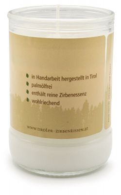 Zirben-Duftkerze - blanko