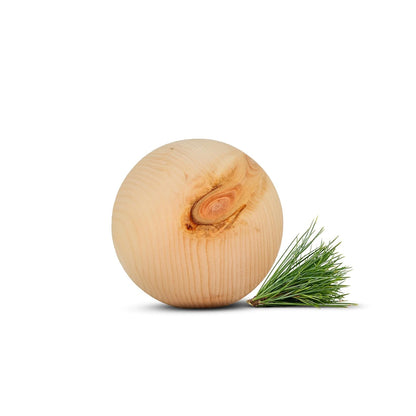 Zirbenkugel (7cm) + Wasserkaraffe Misura (1 Liter)
